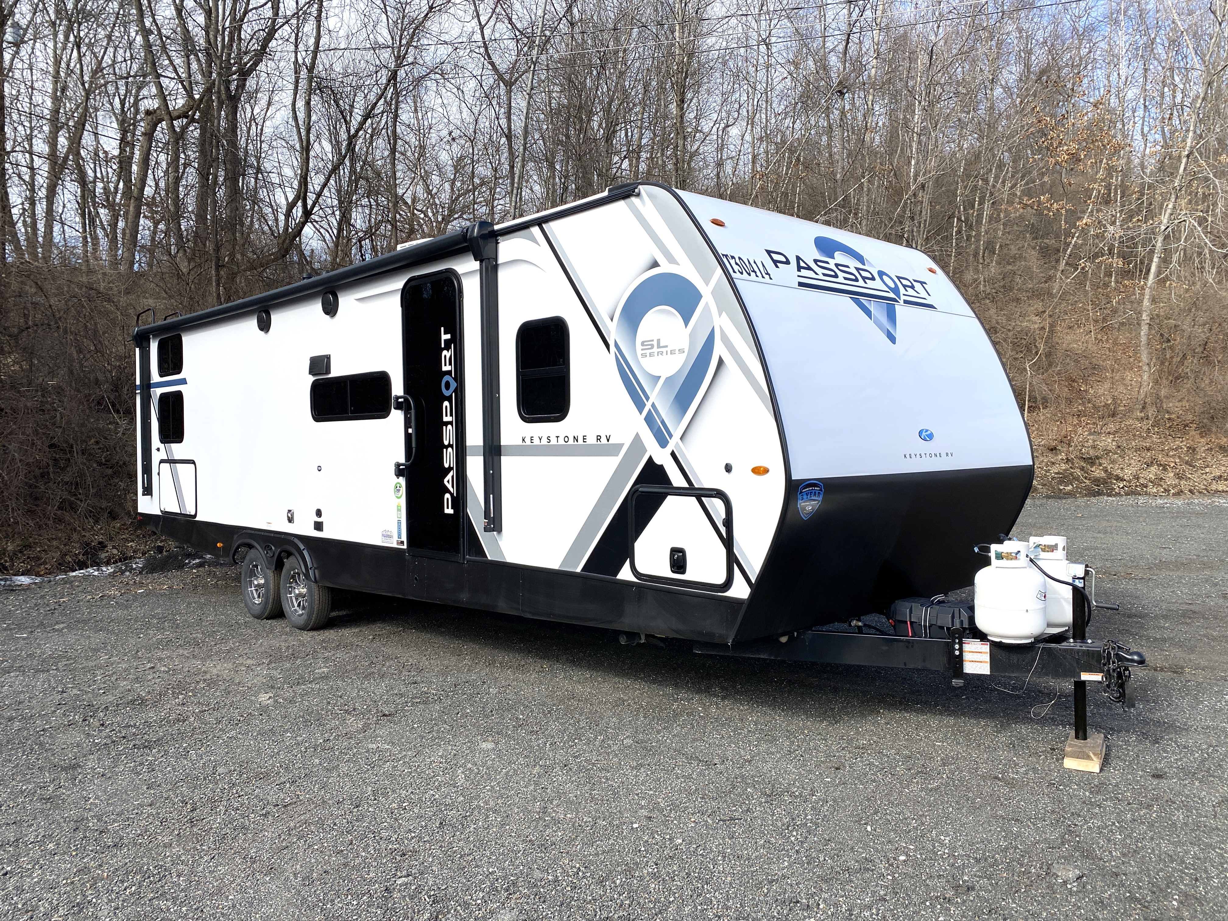 30′ Quad Bunk w/ Slide Travel Trailer for Rental at 84 RV Rentals